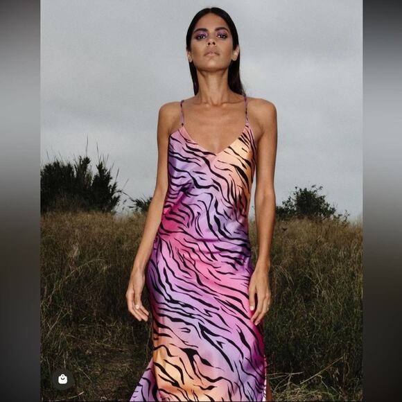 NWT Silvia Astore Long Ivonne Maxi Dress - Picture 3 of 7